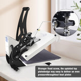 ColorSub Heat Press 15x15 inch Industrial Quality Heat Press Machine with Slide Out Drawer, Heat Press Machine for T Shirts, White ColorSub