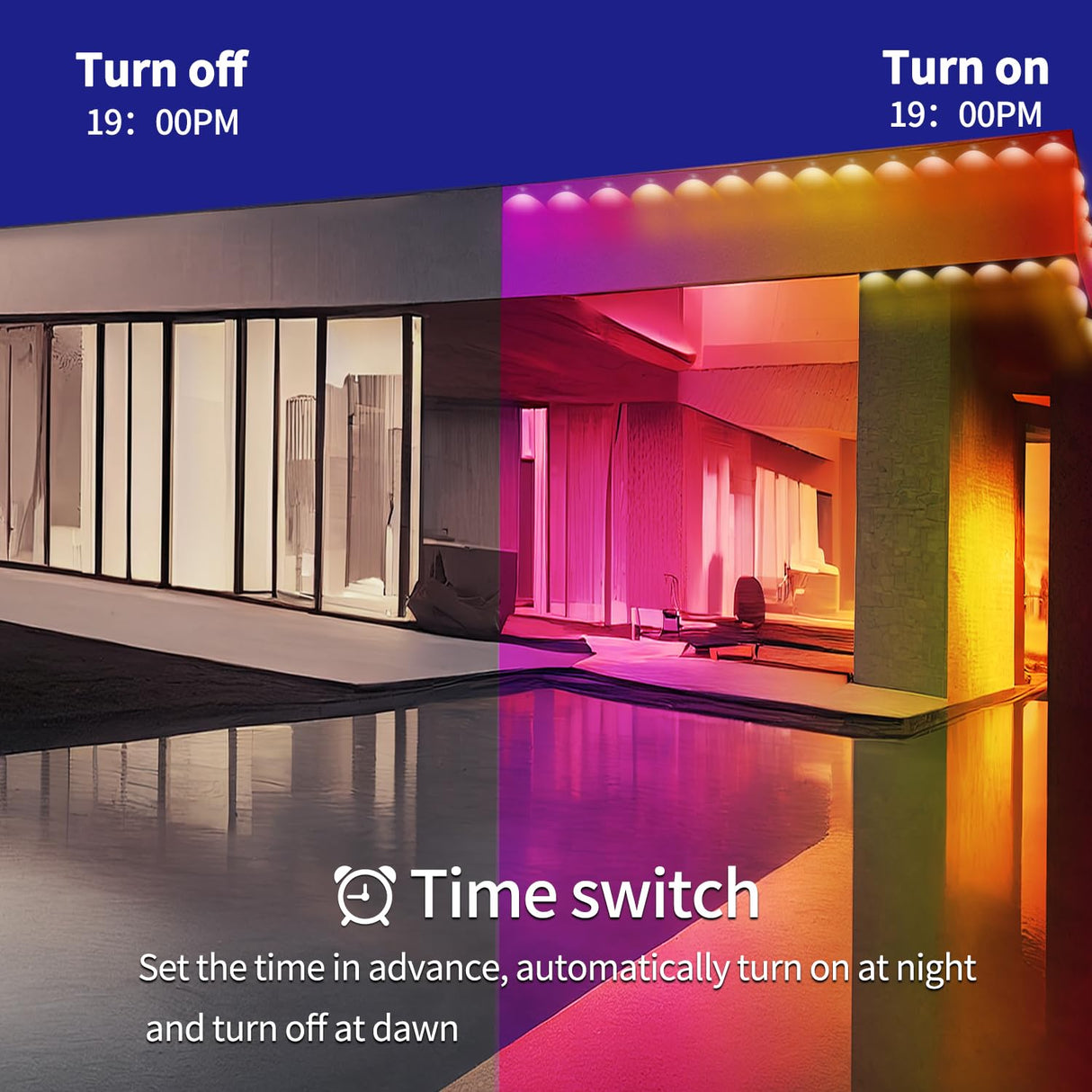 Yocrostar 200ft Permanent Outdoor Light,RGB Eaves Lights with App Control Remote,DIY IP67 Waterproof led Lights,Outside Light for House,Halloween,Roof,Garden,Christmas Decorations Yocrostar