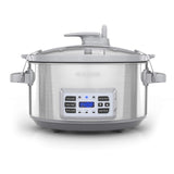 BLACK+DECKER 7-Quart Digital Slow Cooker, SCD7007SSD, Temperature Probe, Sous-Vide, Locking Lid, Removable Stoneware Crock BLACK+DECKER