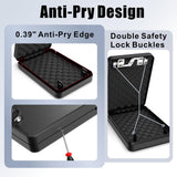 Z ZLJUAN Gun Safe for Pistols Small Handgun Lock Box with Security Cable Portable Travel Pistol Safe for Car, Home, Travel Z ZLJUAN