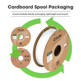 eSUN High Speed Upgraded PETG Filament 1.75mm, High Toughness 3D Printer Filament Speedy PETG for Fast Printing, 1KG Spool (2.2 LBS) 3D Printing Filament for 3D Printers, Solid Grey eSUN