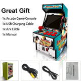 Mini Arcade Games Machine - 156 Retro Games Console Playable - 2.8 Inch Screen Handheld Gaming Device Support AV Output - Electronic Birthday Xmas Gift for Kids Adults (Blue) E-MODS GAMING