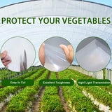 LSGCQ 6 mil Greenhouse Plastic Film Sheeting Cover 25 x 40 Ft UV Resistant Clear Polyethylene Film Green House Hoop Farm Plastic Cover for Gardening, Farming, Agriculture LSGCQ