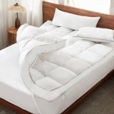 Decroom 5 Inch Memory Foam Mattress Topper Twin Size, Filled with Breathable Memory Foam Pillow Topper, Soft Fluffy Supportive Bed Mattress Pad for Back Pain Relief, 75x39x5 Inch Decroom