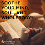 Human Touch WholeBody 7.1 Living Room Recliner Massage Chair - Full Body Professional Grade Personal Massage - Relaxation w Heat for Targeted Stress + Muscle Pain Relief with Foot Calf - Espresso Human Touch