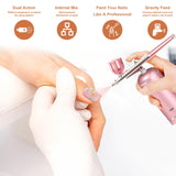 Airbrush Kit with Compressor - 48PSI High-Pressure, Non-Clogging Air Brush Set Cordless Rechargeable with 0.3mm Nozzle and Cleaning Brush for Nail Art, Makeup, Painting, and Cake Decorating LOISVI