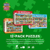 MasterPieces 12 Pack Jigsaw Puzzles For Adults, Family, Or Kids - Alan Giana 12-Pack Bundle Masterpieces