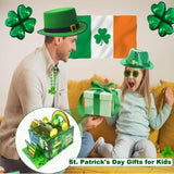 Vecacosic Leprechaun Trap Kit for Kids, Wood DIY How to Catch A Leprechaun Kit St Patricks Day Leprechaun Trap Decorations, Funny Leprechaun Trap Kit Supplies Toys Crafts Gift (A) Vecacosic