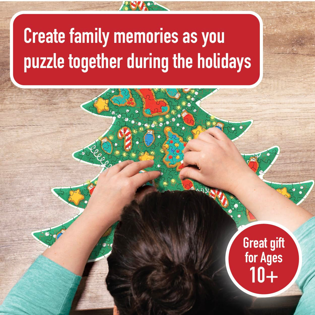 Buffalo Games - Pokémon - 12 Days of Christmas Advent Calendar Puzzles – Eleven 100 Piece Mini Ornament Jigsaw Puzzles and One 300 Piece Christmas Tree Jigsaw Puzzle – 1,400 Total Pieces Buffalo Games