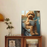 Reivworl Dog Paint by Numbers Kit for Adults, Dog Paint by Number Adult, Painting by Numbers for Gifts and Home Interior Decor 16x20 Inch Reivworl