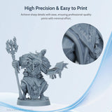 FUNCECOL Water Washable 3D Printer Resin, Easy to Use & Clean, High Precision 3D Printing Resin, 405nm UV-Curing Photopolymer Liquid for MSLA/DLP/LCD 3D Printers, 1000g White FUNCRECOL