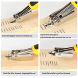 ZENFUN Set of 4 Canvas Stretcher Pliers with Staple Remover, 2 PCS Canvas Stretcher Pliers with 2 Staple Removers, Canvas Stretcher Plier Set for Art Oil Painting Framing ZENFUN