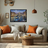 CHWGLFGG 5D Diamond Art Kits for Adults Beginners, Landscape Venice Canal Grande Diamond Painting Kits, DIY Full Round Drill Paint by Diamonds Dot Gem Art for Adults, Home Wall Decor 12x16 Inch CHWGLFGG