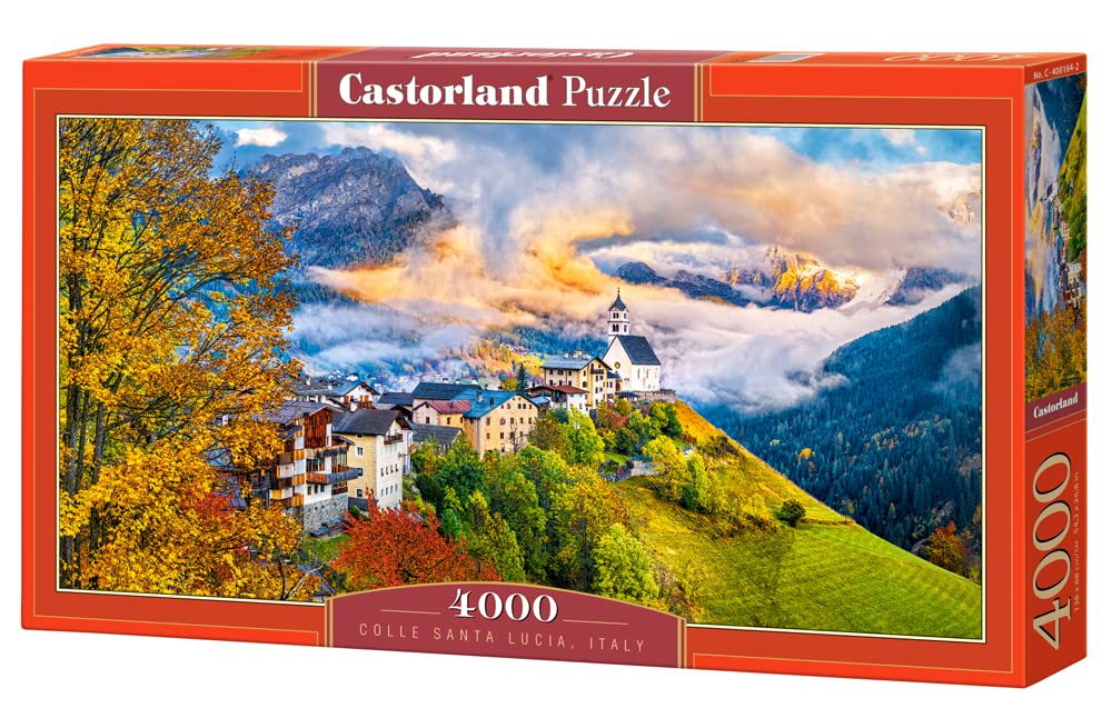 Castorland 4000 Piece Jigsaw Puzzles, Colle Santa Lucia, Italy, Mountain Landscape, Adult Puzzles, C-400164-2 Castorland
