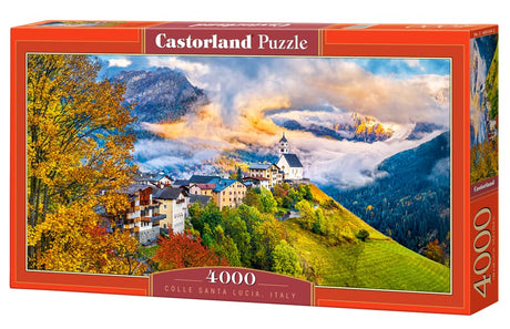 Castorland 4000 Piece Jigsaw Puzzles, Colle Santa Lucia, Italy, Mountain Landscape, Adult Puzzles, C-400164-2 Castorland
