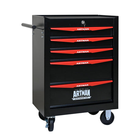 nifoti 5 Drawers Tool Cart on Wheels, Multifunctional Rolling Tool Chest Tool Storage, Drawers Rolling Tool Trolley Organizer Tool Case for Warehouse, Garage, Workshop, Repair Shop (5 Drawers-30.5"H) nifoti