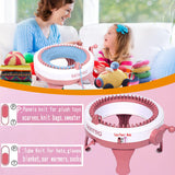 Sentro 40 Needles Knitting Machine, Smart Automatic Knitting Machine for Adults and Beginners, Circular Weaving Crochet Knitting Loom Machine Kit for Hat,Sock,Scarf,Gloves,Sweater PKHOUHYI