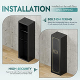 Karini Gun Safe 10-15 Biometric Gun Safe for Rifles Rifles and Pistols Fingerprint Gun Cabinet Gun Safes for Rifles with Optics Pistol & Firearm Storage | Includes Removable Shelf Karini