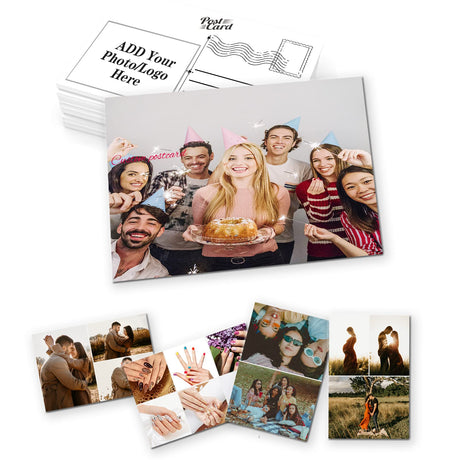 GONIS Custom Postcards,Personalized Message Card Custom Photo Text Logo for Birthdays, Anniversary, Memorabilia GONIS