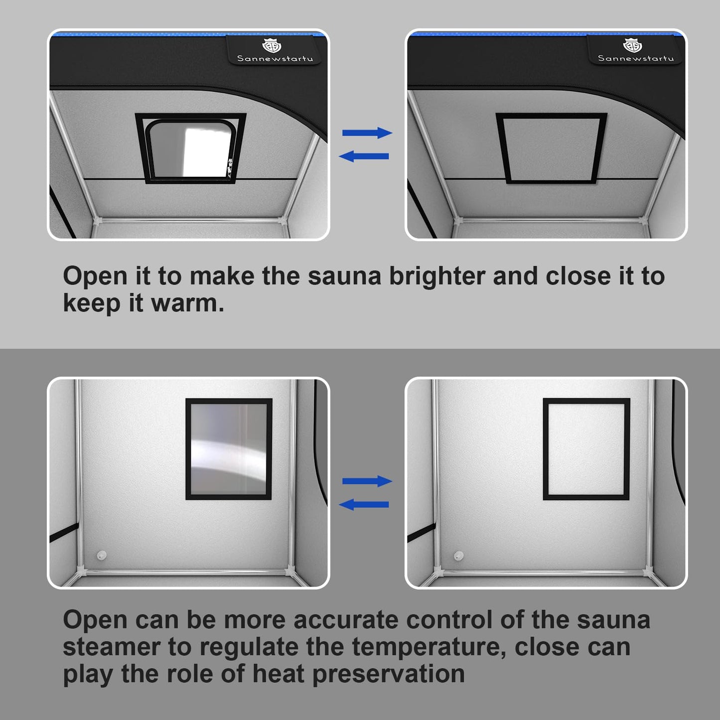 Portable Steam Sauna, Full Size Steam Sauna Box, 600D Canvas Personal Home Sauna Spa, at Home Full Body Sauna, FCC Certified 4L & 1600W Steam Generator with Remote Control, 70.9"x 35.4"x 35.4", Black