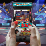 Mini Arcade Games Machine - 156 Retro Games Console Playable - 2.8 Inch Screen Handheld Gaming Device Support AV Output - Electronic Birthday Xmas Gift for Kids Adults (Blue) E-MODS GAMING