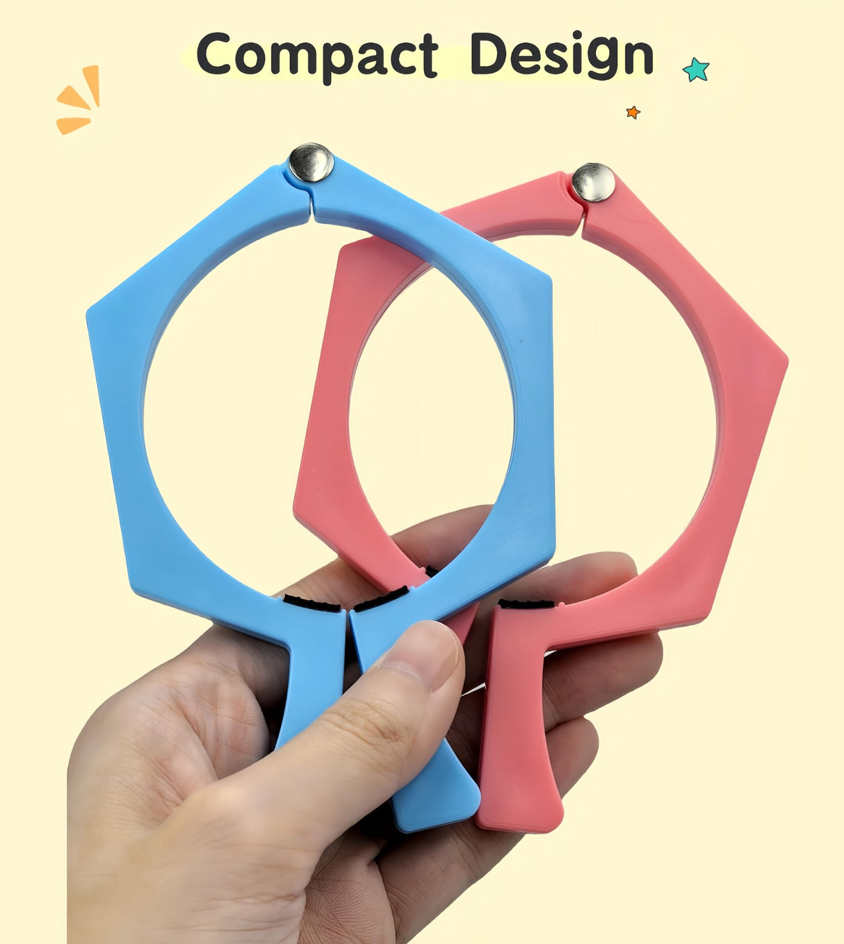 2PCS Tumbler Holder Tumbler Clamp for Sublimation,Pinch Tumbler Clamp Perfect,Tumbler Clamp Sublimation Tools for 20 Oz Cups Skinny Straight Tumblers(Blue&Pink)-SATONBEYI SATONBEYI