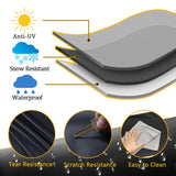 Grill Cover, 58 inch Waterproof BBQ Gas Grill Cover, Outdoor Barbecue Grill Cover with Hook and Loop for Char-Broil Nexgrill Weber and More Grills MENKOW