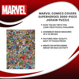 Marvel Comics Covers Superheroes 3000-Piece Jigsaw Puzzle for Kids and Adults | Brain Teaser, Educational Developmental Toys & Games, Building Kit Activities to Encourage Creative Play | 45 x 32 Inch Marvel