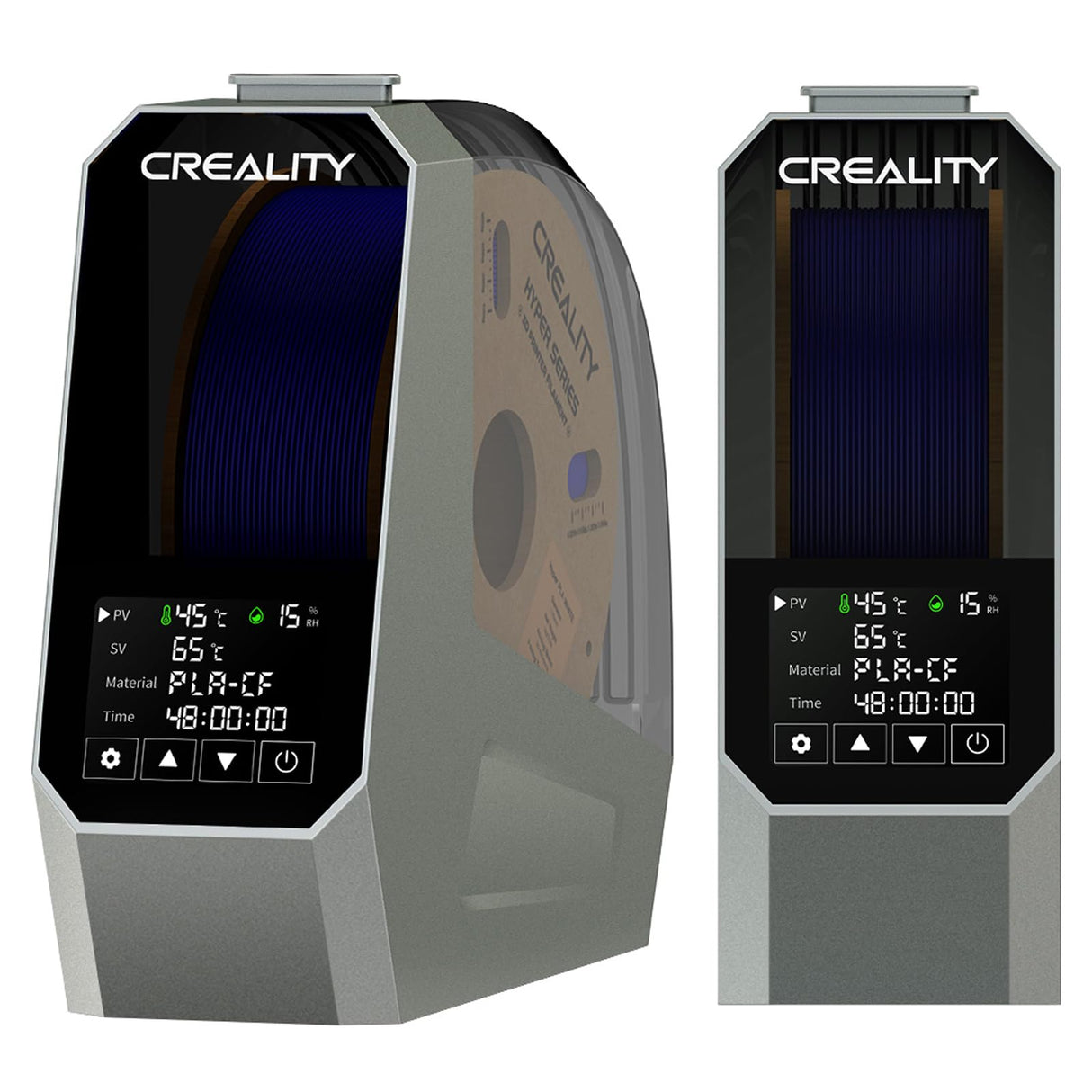 Official Creality Space Pi Filament Dryer, Compatible with 1.75mm/2.85mm PLA PETG ABS Material, Filament Dehydrator, Spool Holder Cregrant3D