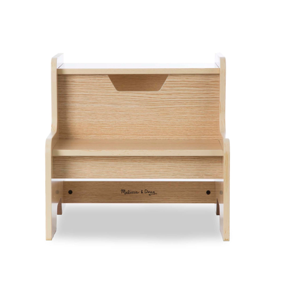 Melissa & Doug Kids Wooden Step Stool - Light Natural Finish Melissa & Doug