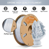 ERYONE Marble PLA Filament 3D Printer Filament 1.75mm +/- 0.03mm Fits for Most FDM 3D Printers, 1KG Cardboard Spool(2.2LBS), Marble ERYONE
