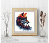 ARPADAMO Diamond Art Kits for Adults,5D Wolf Diamond Painting DIY Animal Diamond Art Diamond Painting Kits for Adult,Round Full Drill Diamonds, Diamond Art Kits for Home Decor-12x12inch ARPADAMO