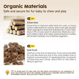 Potaroma 3 Pack Natural Silvervine Sticks Cat Toys, Catmint Silvervine Blend Sticks, Catnip Kittens Chew Toys Teeth Cleaning, Matatabi Dental Care Cat Treat Edible Kitty Lick Toys, Package May Vary Potaroma