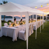 kejector 10'x30' Party Tent, Tents for Parties White Wedding Canopy with 8 Removable Sidewalls Carpas para Fiestas Outdoor Event Tent for Birthday Holiday Garden Patio Backyard kejector
