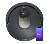 Shark AV2001 AI Robot Vacuum with Self-Cleaning Brushroll, Object Detection, Advanced Navigation, Home Mapping, Perfect for Pet Hair, Compatible with Alexa, Gray Shark