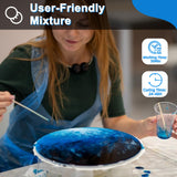 Shabebe Table Top Epoxy Resin 2 Gallon, Super Gloss & Crystal Clear Epoxy Resin Kit with UV Resistant & Self Leveling, Non Toxic Food Safe for River Tables, Live Edge Tables, Bar Tops, Countertops 1:1 Shabebe