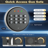 INTERGREAT 4-6 Gun Safes,Gun Safe for Rifles and Pistols,Shotgun Rifle Safe,Gun Safes for Rifle and Shotguns,with Digital Keypad/Removable Shelf for Rifles Safes INTERGREAT
