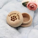 Liannan Custom Wooden Pet Fur Keepsake - Personalized Engraved Dog Ears and Tooth Box, Memorial Box, Loss Sympathy Gift for Dogs and Cats(style 6) Liannan