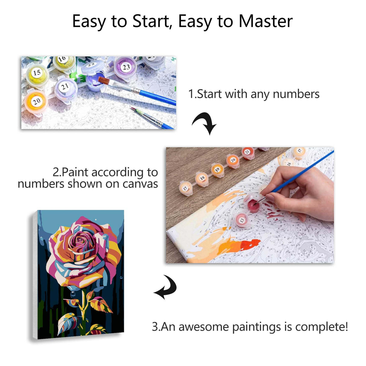 Kaliosy Framed Paint by Numbers Kits for Adults Basketball, Oil Painting Ball Pre Drawn Canvas Drawing Paintwork with Paintbrushes Acrylic Beginner Wall Home Decoration 8x12 inch Kaliosy