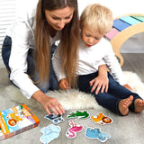 MAGDUM Zoo Magnetic Puzzles for Kids Ages 3-5 - Toddler Puzzle - Travel Toys for Kids Ages 3-5 - Magnetic Travel Games Baby Puzzle Kids Puzzle Toys - Puzzle for Preschooler Magnet Puzzles Games magdum
