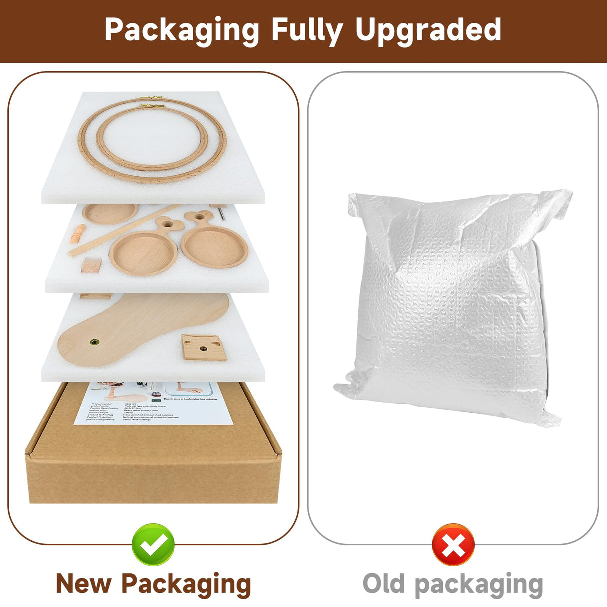 embhand Embroidery Hoop Stand Adjustable - Rotated Embroidery Frame Stand with 6'' 8'' Embroidery Hoops and 3pcs Bowls for Needlework Supplies, Embroidery Hoop Holder, Embroidery Stands for Hand Work embhand