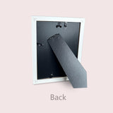 Shampsen 5x7 Picture Frames White and Rustic Brown Picture Frames Set of 2 for Wall and Tabletop Home Decor Gift for Birthday, Anniversary, Mother's Day Shampsen