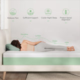Novilla Mattress Queen Size,12 Inch Gel Memory Foam Mattress in a Box for Cool Night & Motion Isolation,Medium Firm Feel Bed Mattress,Bliss Novilla
