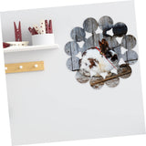 TEHAUX Sublimation Wall Clock Heat Transfer Craft Puzzle Heat Transfer Clock Heat Press Blank Clock Sublimation Hanging Wall Clock Bedroom Wall Clock Kid Clock Child Alarm Clock Round TEHAUX