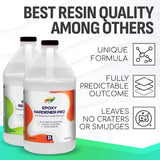 CoatCast Epoxy Resin Pro 16 Oz Kit – Clear High-Gloss Finish for Coating Wood, Concrete, Stone & More | Strong, Durable, Self-Leveling | Perfect for Arts & Crafts, Table Tops & More! CoatCast
