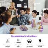 iSANMATE Dual Color Filament Silk PLA, 3D Printer Filament Silk Gold Purple, PLA Filament 1.75mm Rainbow Filament, 1 kg Spool iSANMATE