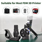 YXPOLYER PA12-CF Filament Chopped Carbon Fiber Nylon Filament 1.75mm 500g 1.1lbs Nylon Filament 1.75 3D Printer Filament yxpolyer