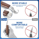 Wood Carving Tools, Hexola Wood Carving Kit 26-In-1 Whittling Kit- Includes Walnut Handle Wood Carving Knife,Whittling Knife, Hook Knife, Cut Resistant Gloves, Wood Carving Kit For Beginners Hexola