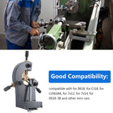 Lathe Center Rest, Metal Fixed Mini Lathe Steady Rest with 3 Contacts, Woodturning Steady Rest MultifunctionalLathe Stabilizer Fixed for 0618 CJ18 CJ0618A 7x12 7x14 0618 3B Xiuganpo