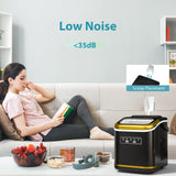 Electactic Ice Maker Machine Countertop Portable Compact Small Bullet Ice Maker with Self Cleaning,9 Cubes in 6 Mins,26lbs in 24Hrs, for Camping Dorm Home Outdoor Electactic